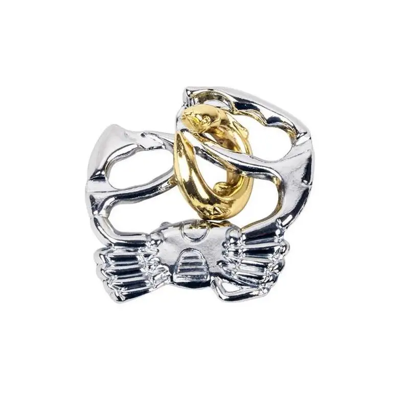 

Classic IQ Metal Crab Puzzle Brain Teaser Game for Adults Kids