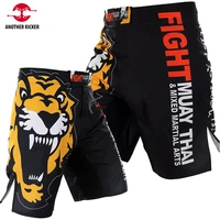 tiger muay thai mixed martial arts training boxing shorts beach fitness jiu jitsu running sanda kickboxing pants men mma trunks