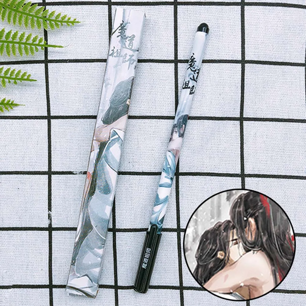 

1pcs The Untamed Anime Gel Pen Character Pattern Logo Name Print Student Office Stationery 0.5MM Signature Pen