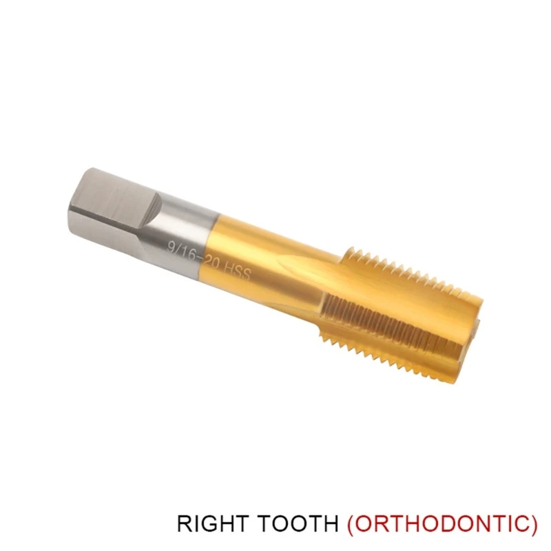 9/16-20 правый/левый резьбовой метчик для ремонта велосипедной рукоятки