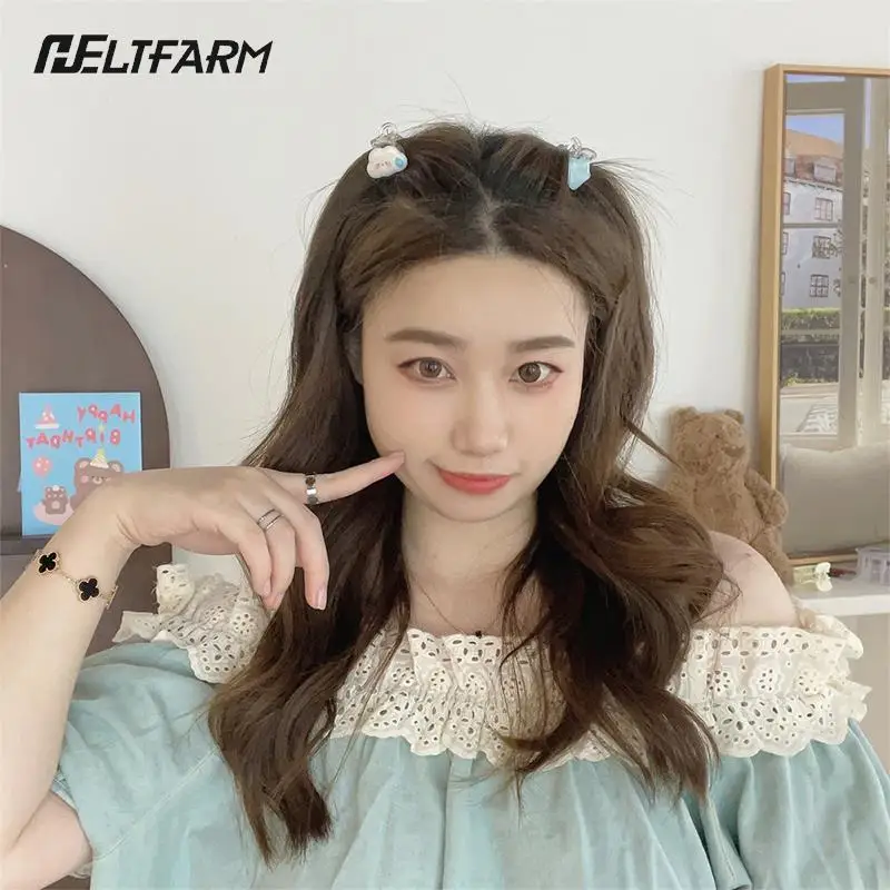 Милые заколки для волос с мультяшными облаками и звездами Детские милые повязка