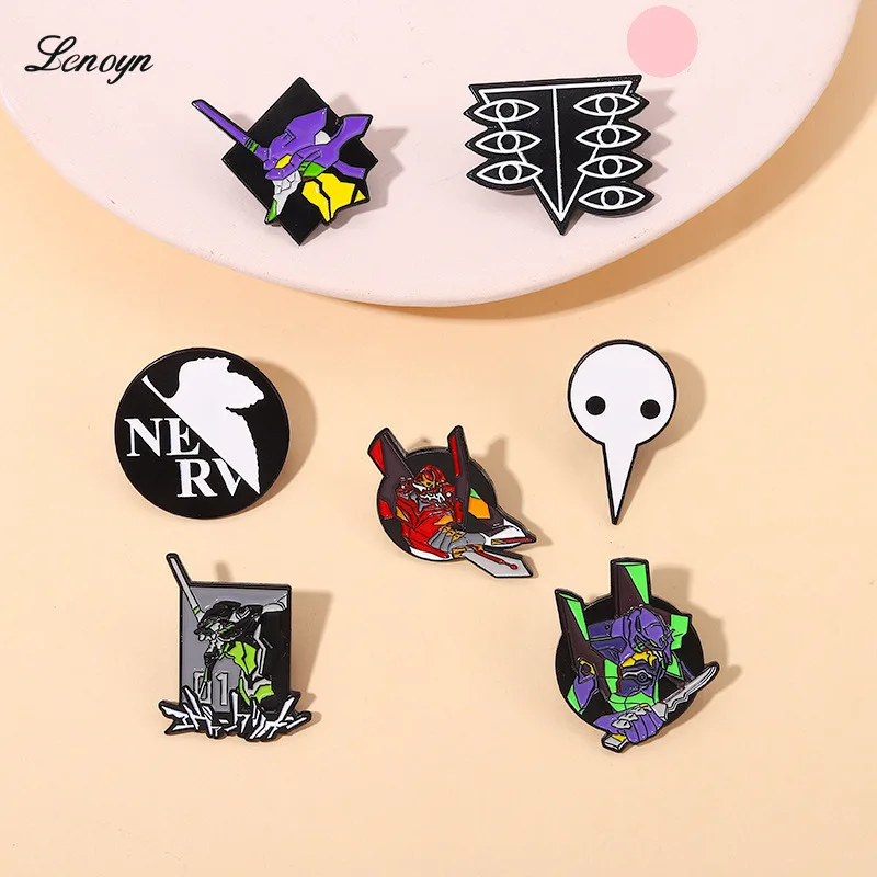 

Cartoon Anime Manga Pins Icons Cute Enamel Pin Brooches Backpack Bags Badges Fashion Lapel Brooch Jewelry for Woman Man