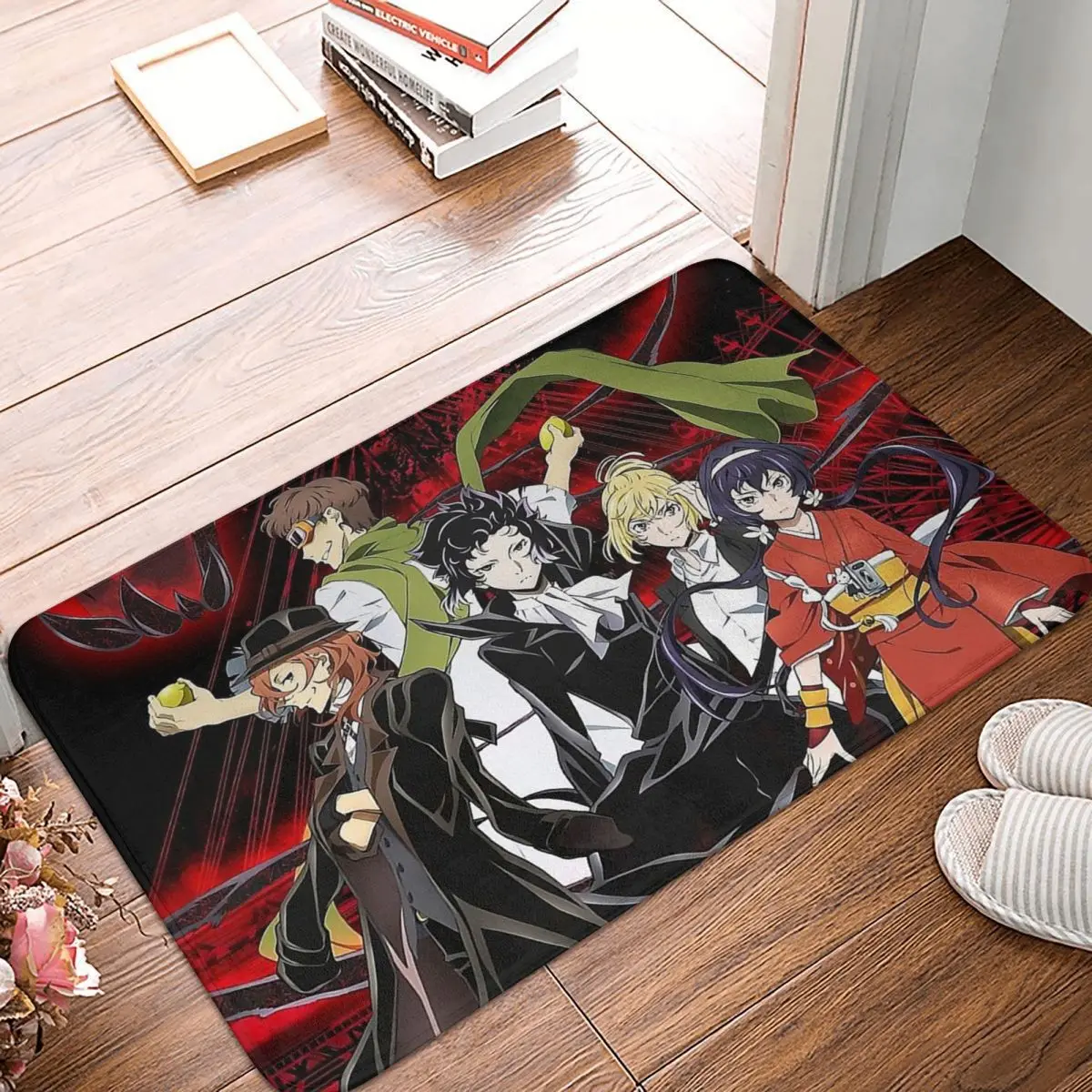 

Season 4 Bungou Stray Non-slip Doormat Kitchen MatBungou Stray Dogs Floor Carpet Welcome Rug Bedroom Decorative