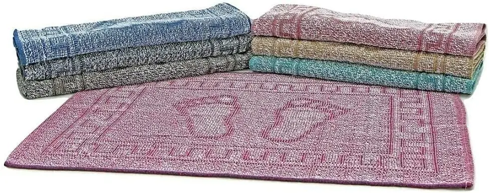 

Kit Com 10 Toalhas De Piso Jacquard Tulipa 45x70cm car wash clean detailing towel