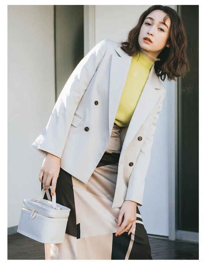 Poster Style Elegant Women's Profile Casual Suit Jacket women clothing