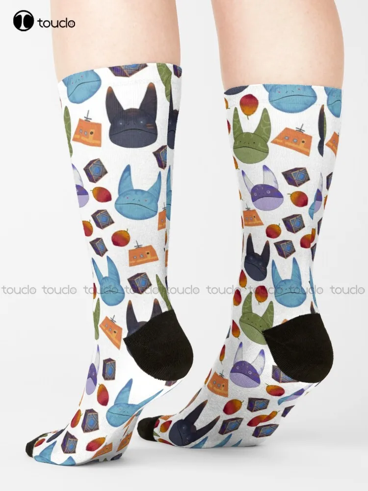 

Lothcat Meilooruns и голокроны! Носки, женские носки, носки, забавное искусство, уличная одежда в стиле Харадзюку, красочные Мультяшные носки, рождественский подарок