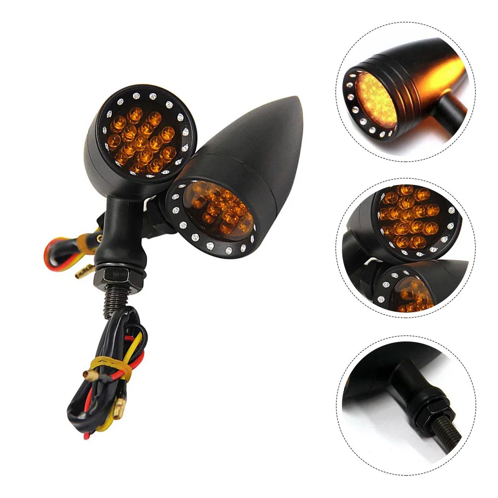 

1 Pair Creative Retro Motorbike Indicator Light Motorcycle Light Motorcycle Turn Signals Lights