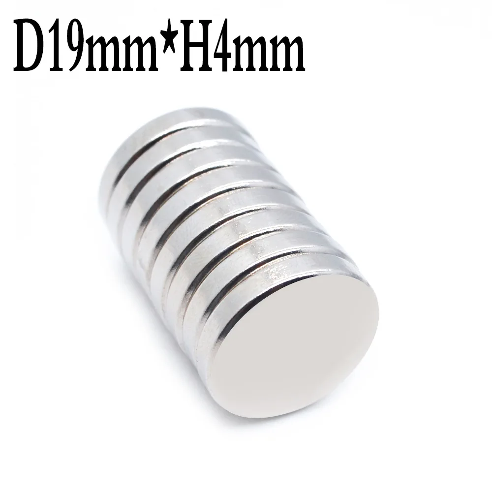 

2/5/10/20/50PCS 19x4 mm Strong Round Magnets 19mm x 4mm Permanent Neodymium Magnet 19x4mm Disc Search Magnet 19*4 mm N35