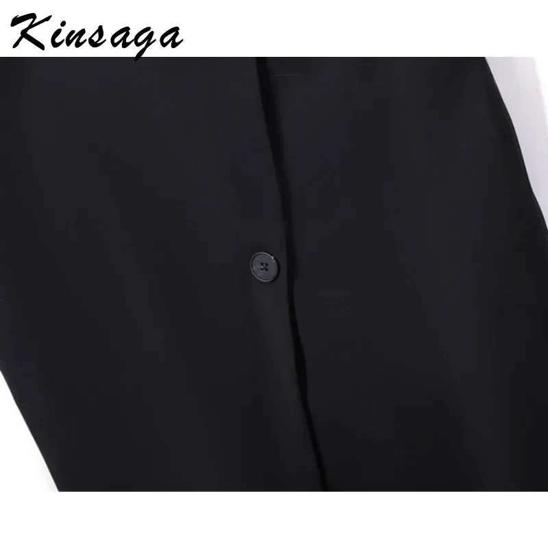 Дизайнерский кофейный пиджак жилет с двумя пуговицами корейский кардиган без