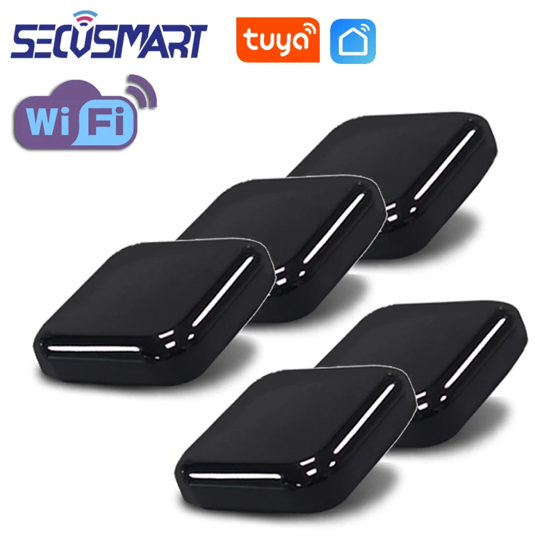 

Tuya Smart IR Remote Control WiFi Black Universal Infrared Controller Smart Home Control TV Air Conditioner Tuyasmart Smart Life