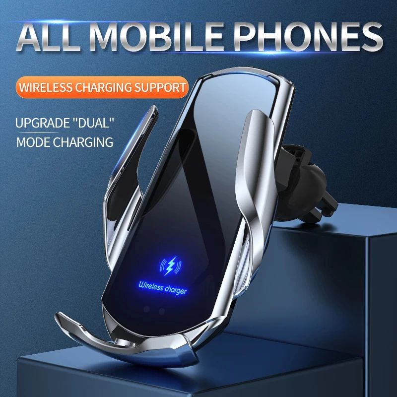 

Wireless Charger Car phone holder For iphone13 Pro Max Xiaomi type c car charger For iphone12 Pro Samsung Cellphone Car Holder