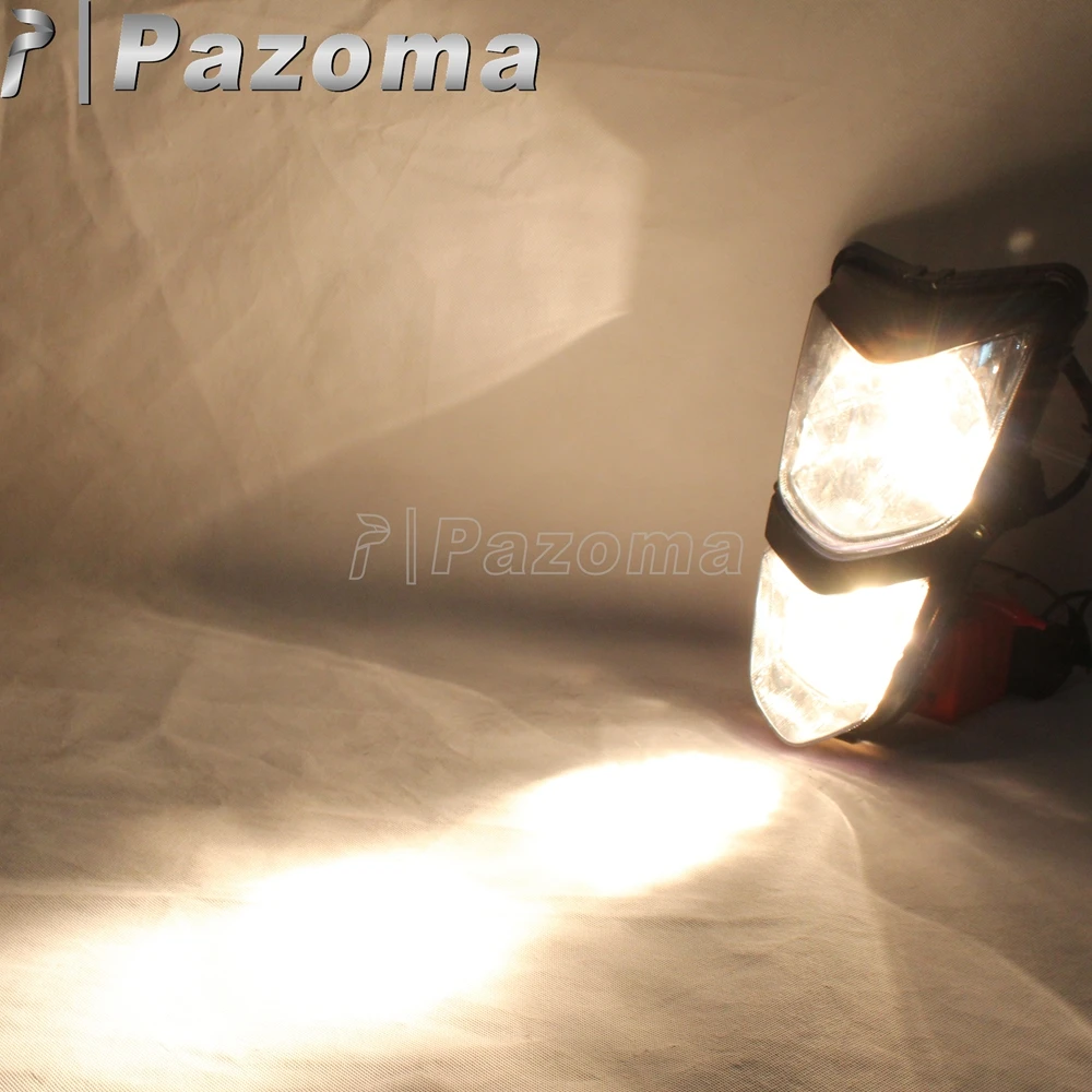 Пластиковая фара Quadsport передний налобный фонарь мотоциклетные фары для Kawasaki KFX400