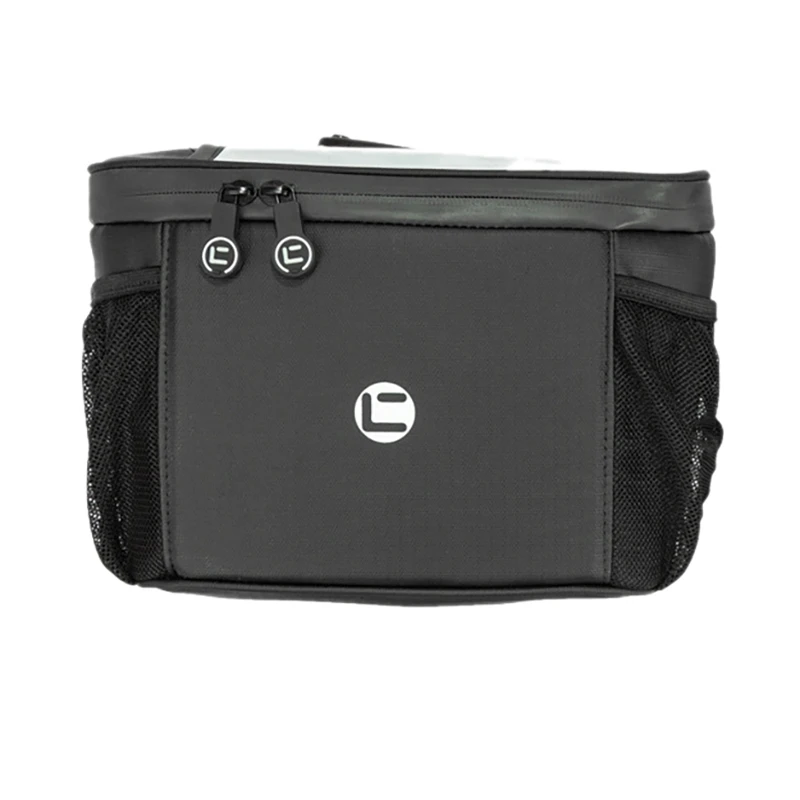 

Сумка на руль велосипеда, держатель для экрана телефона с защитой от дождя, сумка для хранения на переднюю раму велосипеда со светоотражающ...