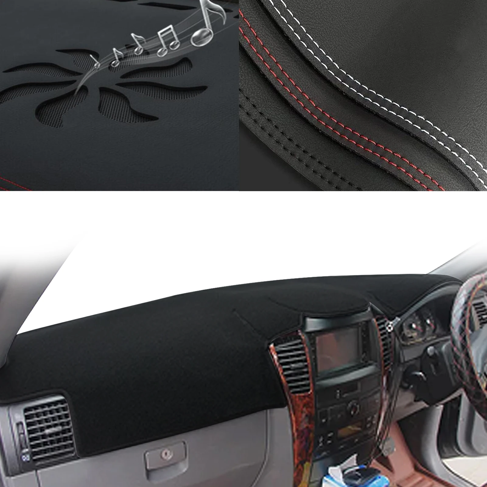 Фото для Kia Sorento 2002 2003 2004-2009 ​ ​ Специальный индивидуальный чехол для приборной панели, антибликовая солнцезащитная накладка, коврик для приборной панели, аксессуары для интерьера №1