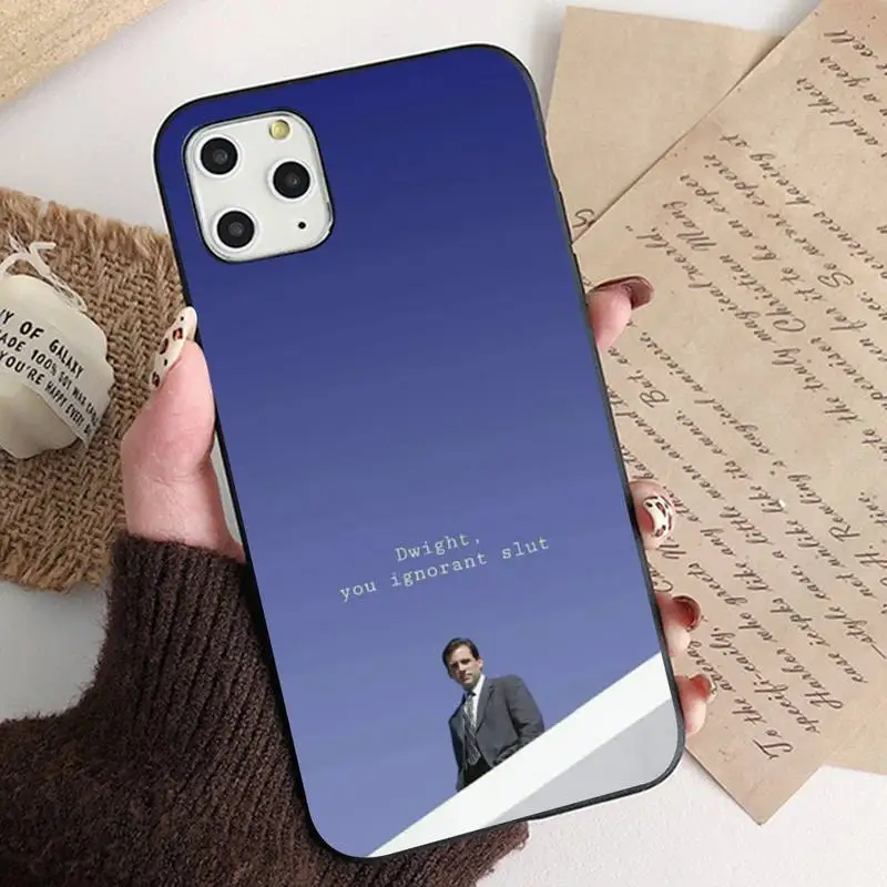 maiyaca michael scott the office phone case for iphone 11 12 13 mini pro xs max 8 7 6 6s plus x 5s se 2020 xr case free global shipping
