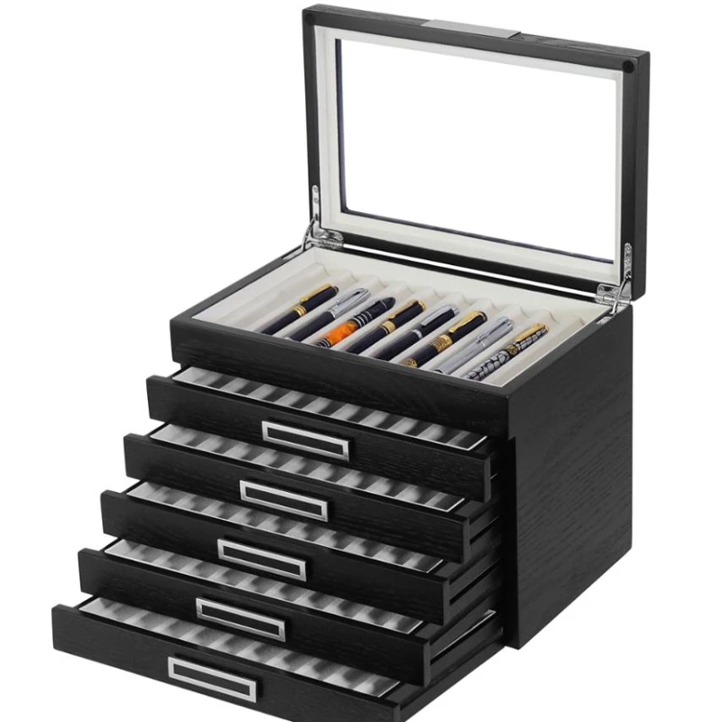 

10 / 20 / 30/ 60 Slots High End Wooden Pen Collection Box for Pen Collectors