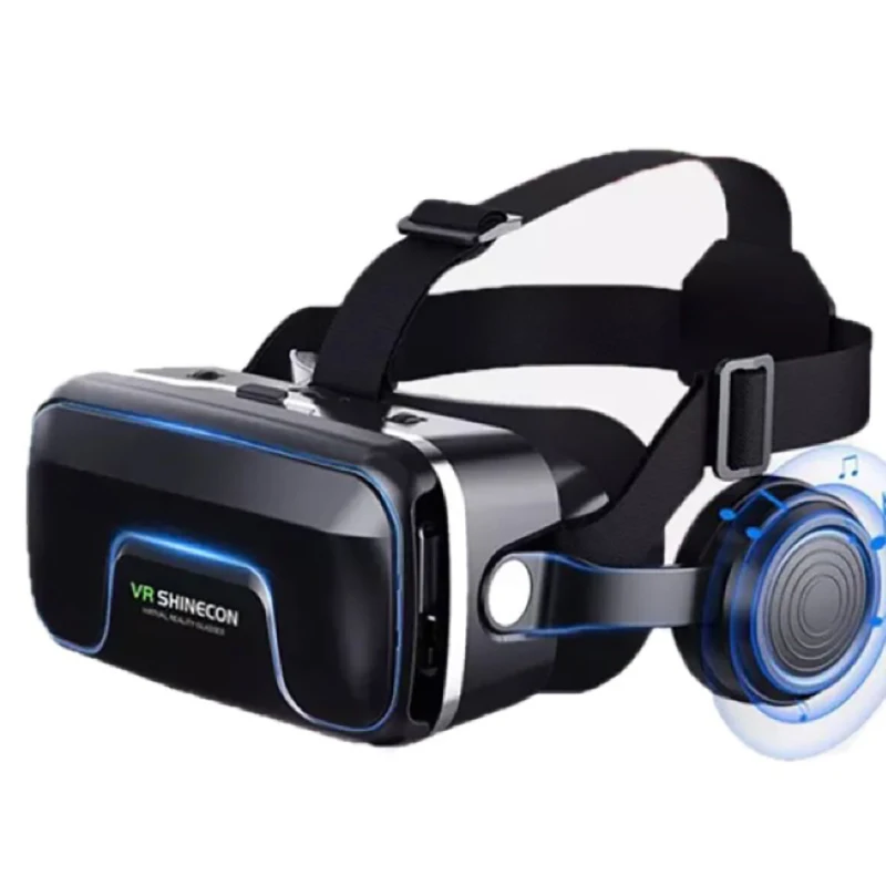 

3D Virtual Reality Glasses for Smartphones with 360 Degree Surround Stereo Sound/Removable Head Wear Design/Phone Answering VR