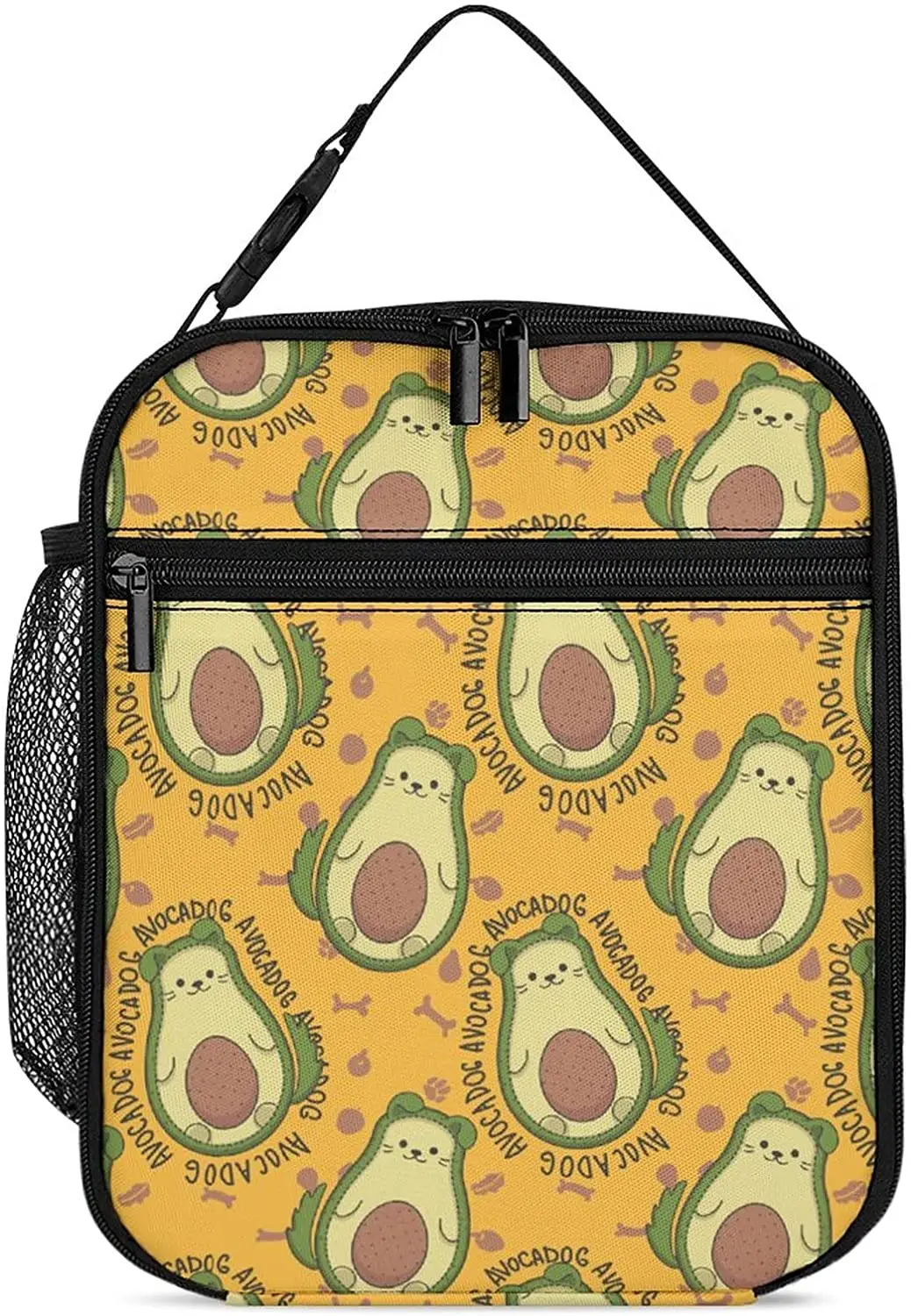 

Cartoon Avocado Dog Insulated Cooler Lunch Box For Adult Leakproof Thermal Meal Tote Bag Lunchbox For Work/Picnic/Hiking