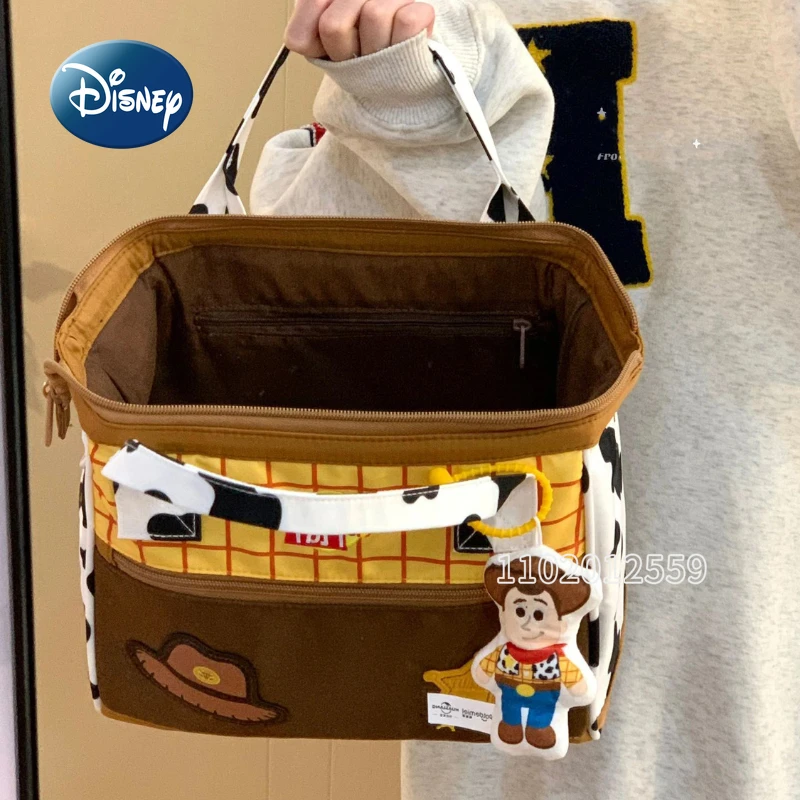 Disney Toy Story New Women's Handbag Cartoon Cute Luxury Girls' One Shoulder Oblique Bag Large Capacity Girls' Bag High Quality