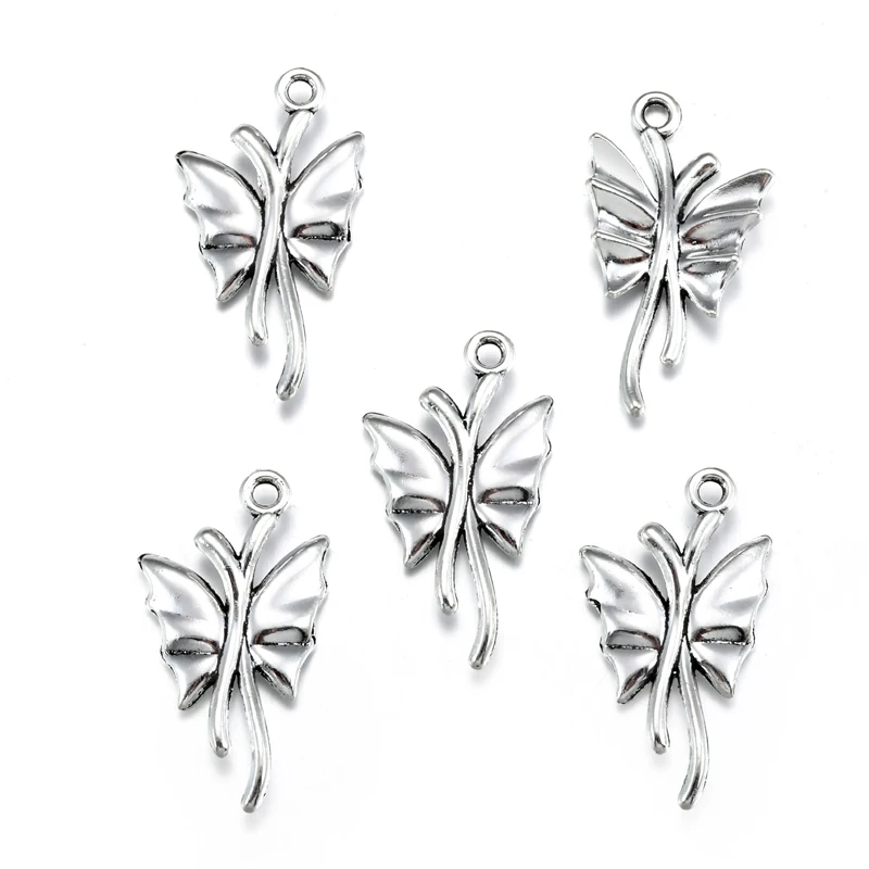 Подвески в виде бабочек 6 цветов 20 шт. аксессуары для самостоятельного