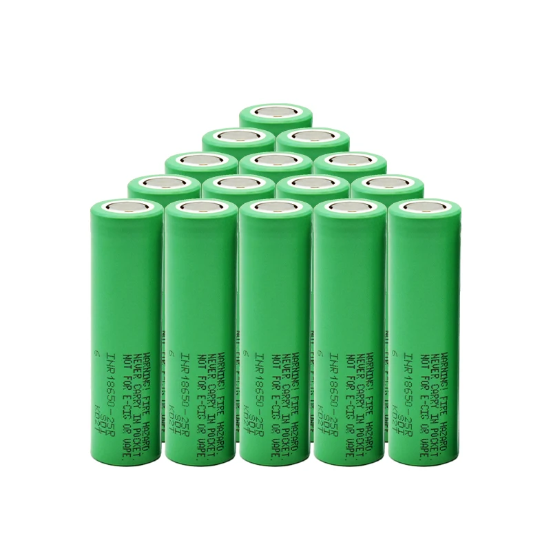 

100% high-quality 18650 battery 3.7V rechargeable battery INR18650 25R 20A discharge lithium-ion battery screwdriver flashlight