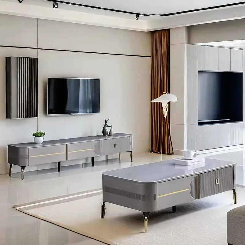 Плавающая ТВ-установка модульная мебель для дома среднего века подставки