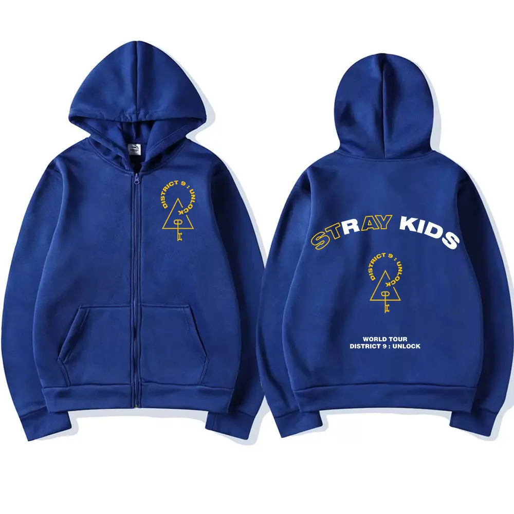 Толстовка на молнии с принтом уличный детский район Повседневный Кардиган