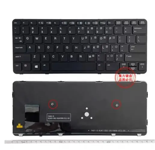 For HP Elitebook 820 G1 820 G2 720 G1 720 G2 725 G1 725 G2 Keyboard black frame backlit