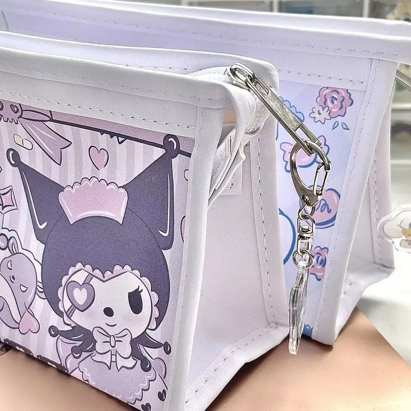 

Kawaii Sanrioed Anime Cartoon series Kuromi New fashion cute girl waterproof stationery bag exquisite student stationery pen bag