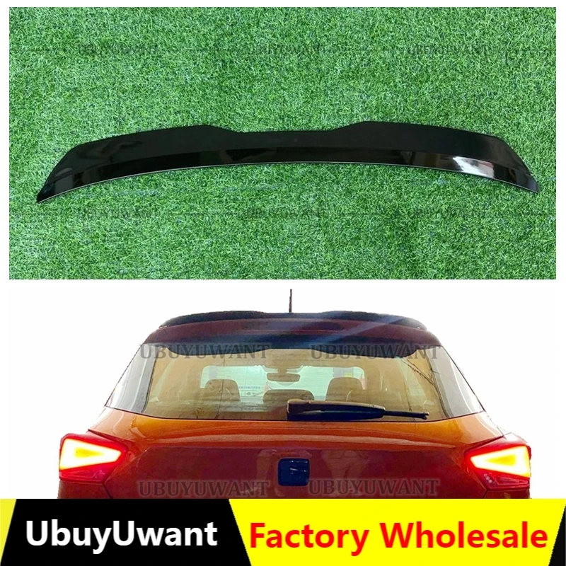 

Mini Spoiler For SEAT Ibiza MK5 6F Spoiler Extension Lip 2017 2018 2019 2020 2021 Carbon Look ABS Car Trunk REAR Roof WING