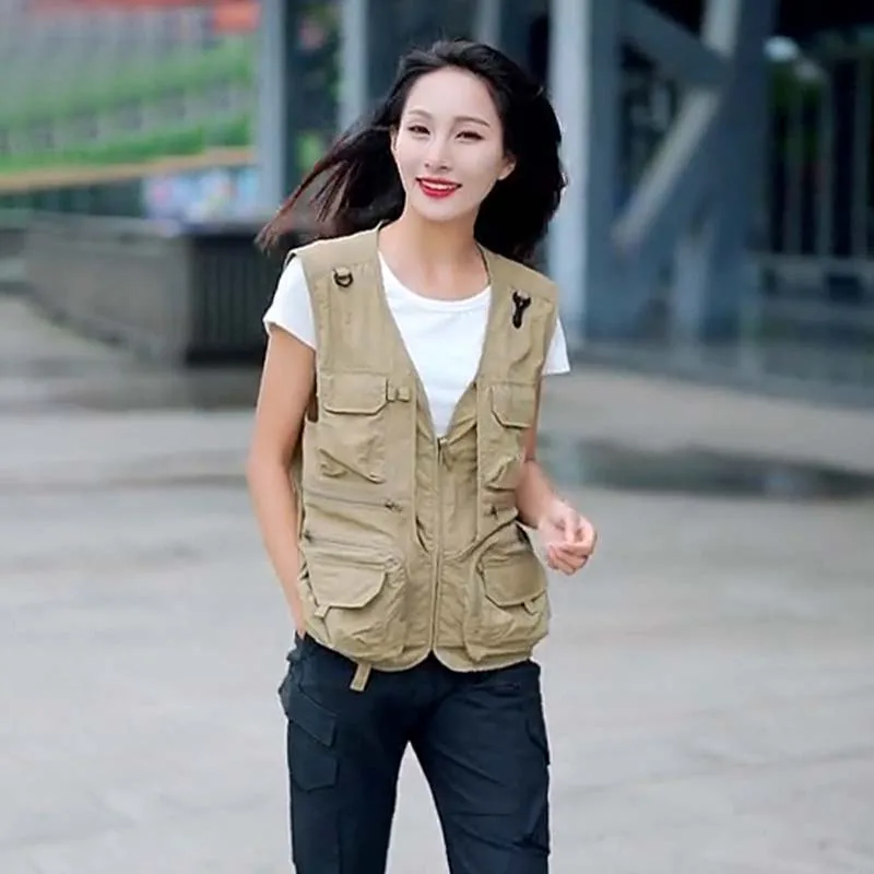 actical vest for men tactical trendy brand spring and autumn personalized workwear jacket funct