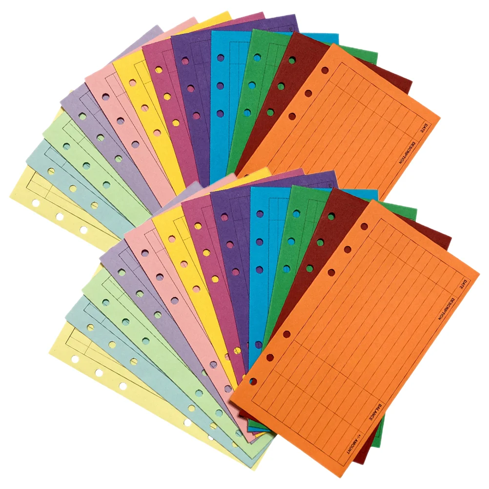 

Бюджетные конверты для наличных денег, раскладной счёт для бюджетного счета, Запись Карт, экономия практичных