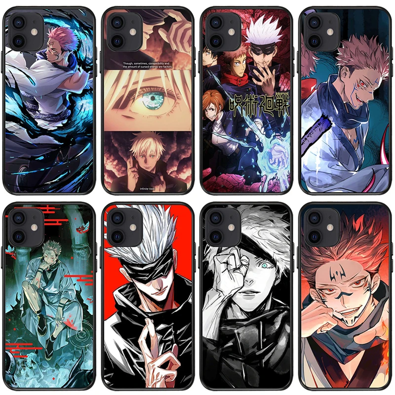 

Anime Jujutsu Kaisen Gojo Satoru Dragon Ball Case for IPhone 11 12 13 14 15 Pro Max Plus Phone Cover Back Shell Toy Gift