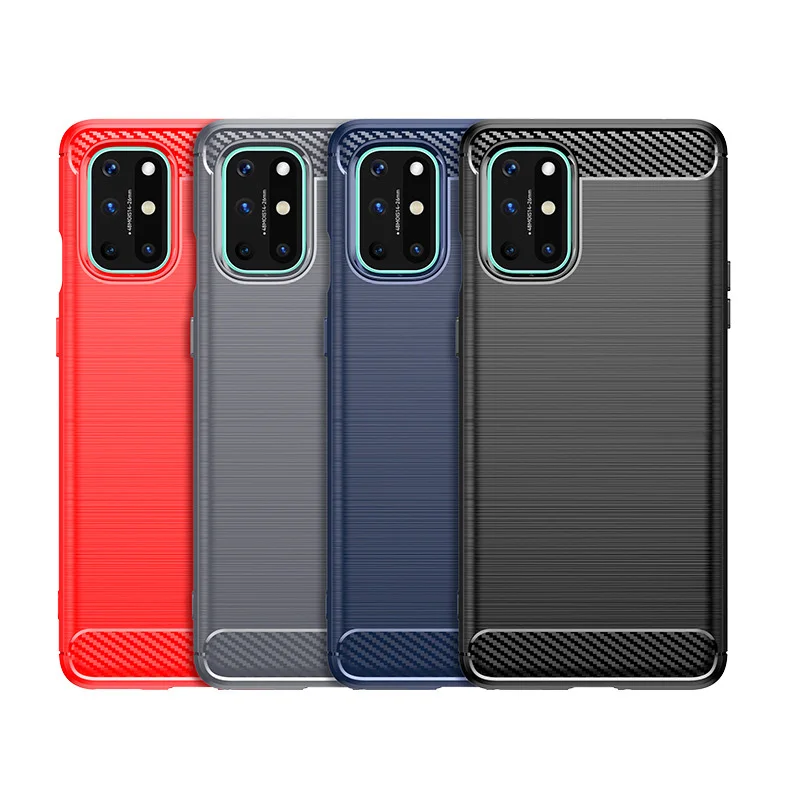

For Samsung Galaxy A22 A23 A21S A20S A20E Soft TPU Case for Galaxy A20e Protective Brushed Carbon Fiber Shockproof Soft Case