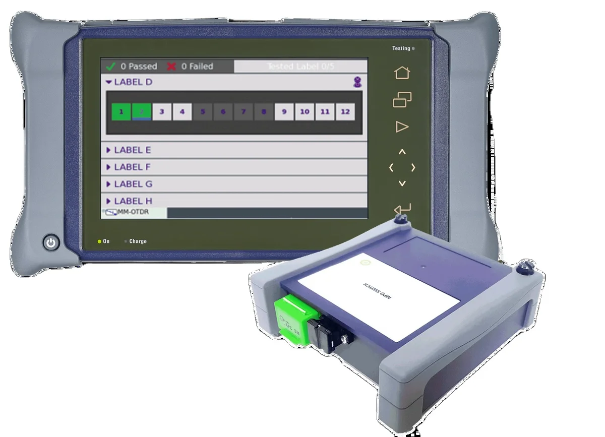 JDSU MTS4000v2/модуль E4126C 1310/1550 нм 46/45дБ оборудование для испытания оптического волокна