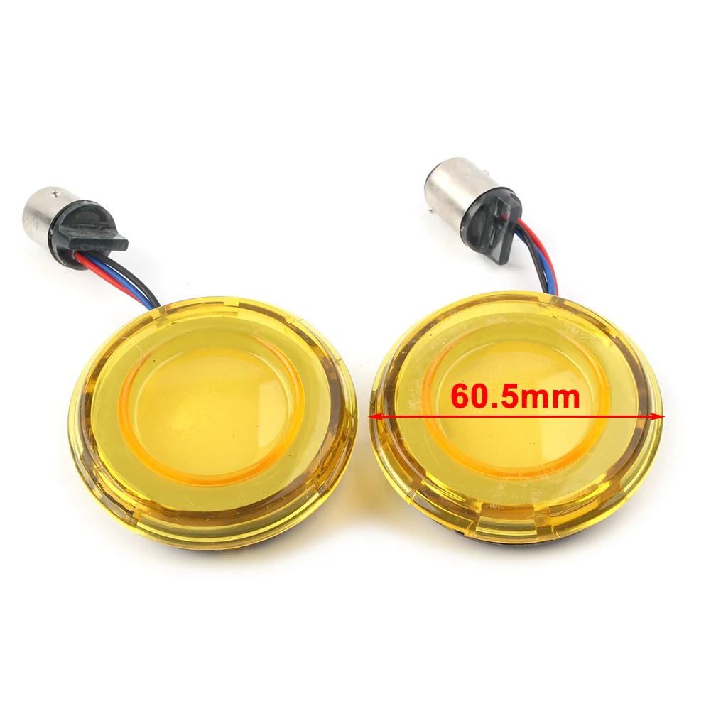 1157 светодиодный передний указатель поворота в мотоциклетном стиле для Harley Dyna