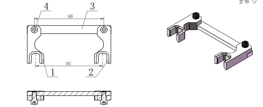 Инструмент для замка цепи синхронизации дизельного двигателя Mercedes OM 651 CDI W906 W176 W246