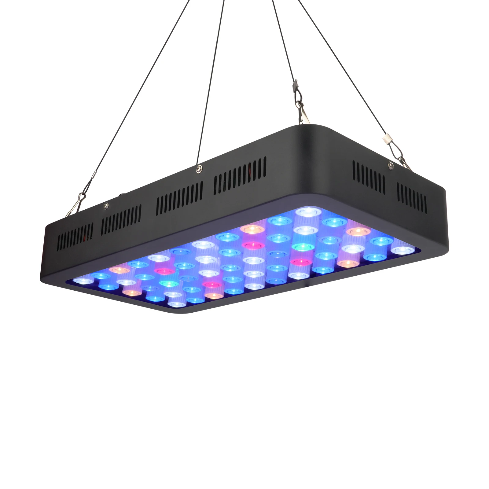 Белый светодиодный резервуар для рыб с УФ-рифом