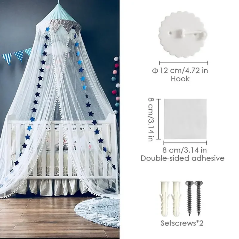 

Nordic dream children's princess bed nets princess wind children's tent baby bed account yarn