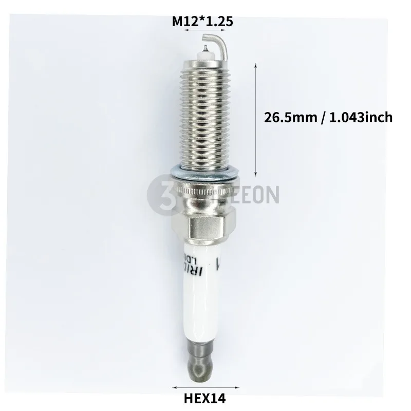 Фото Иридиевая свеча зажигания THREEON TOSP3031 для LDV D90 2.0, MAXUS G10 2.4, MG GS 2.0 TGi HS(AS33), ZX 1.3 LIY 26010162965 №2