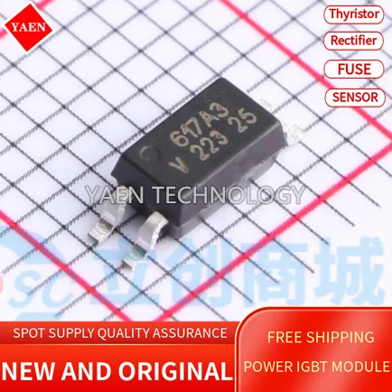 

10PCS/LOT VOS617A-3T VOS617A SOIC-4 NEW ORIGINAL OptoCoupler IN STOCK