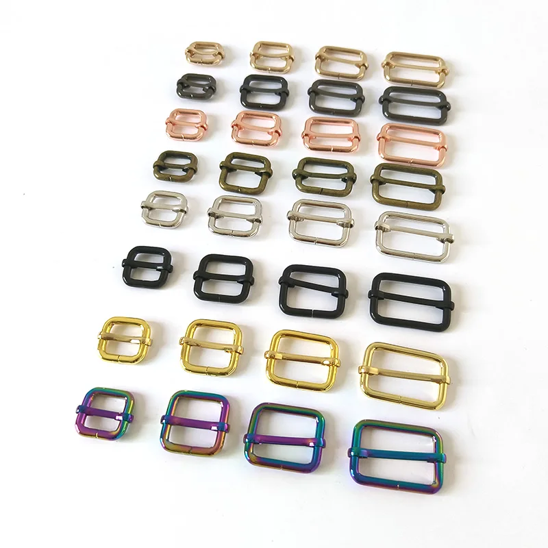 

1 шт. 15 мм 20 мм 25 мм 32 мм металлический слайдер регулирующее кольцо для ремня сумки ремни искусственная тесьма для сумок Швейные аксессуары д...