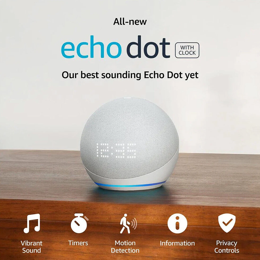 Умный мини-громкоговоритель Alexa Echo S Dots 5-го поколения