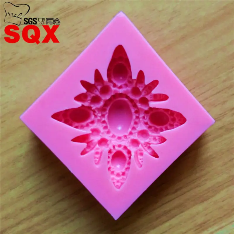 

SQX Gem Gemstone jewel Shape Silicone molds Handmade Chocolate Mold,Fondant Cake Decoration Sugar Craft Tools baking tool SQ1641