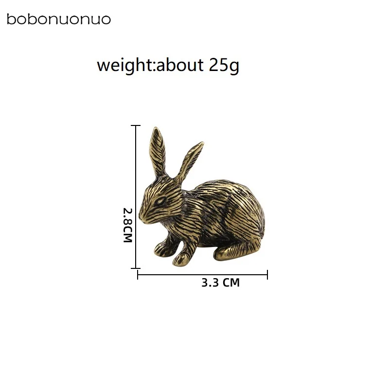 

Медные миниатюры кроликов