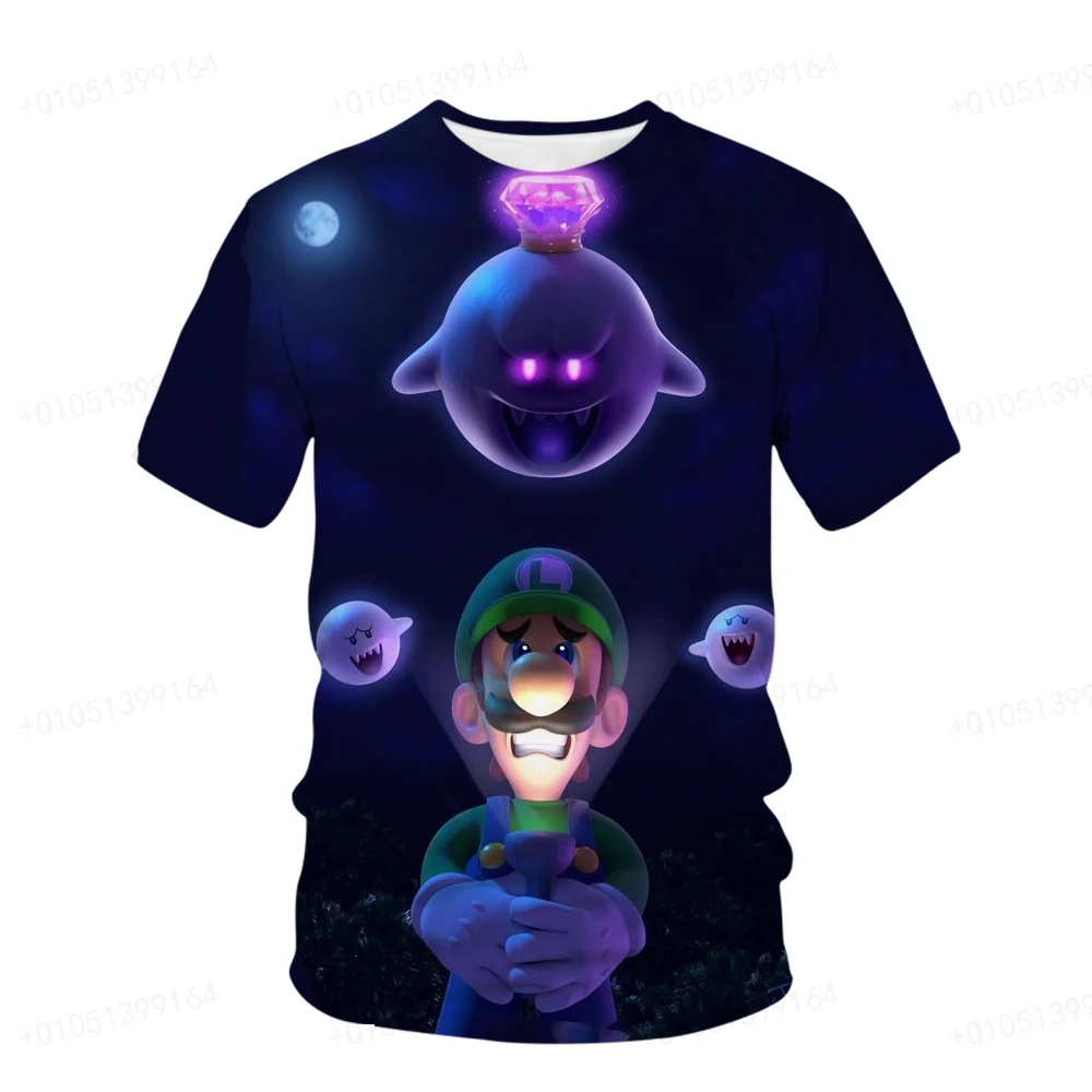 

2023 Animated Beautiful Printed Summer T-Shirt For Men And Women Children Adults The Same Casual Fashion Breathable Short Sleeve