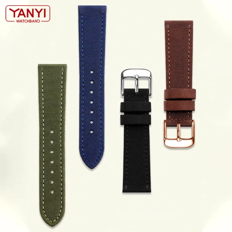 Нейлоновый Ремешок Для Часов Спортивный Браслет Унисекс Совместимый С