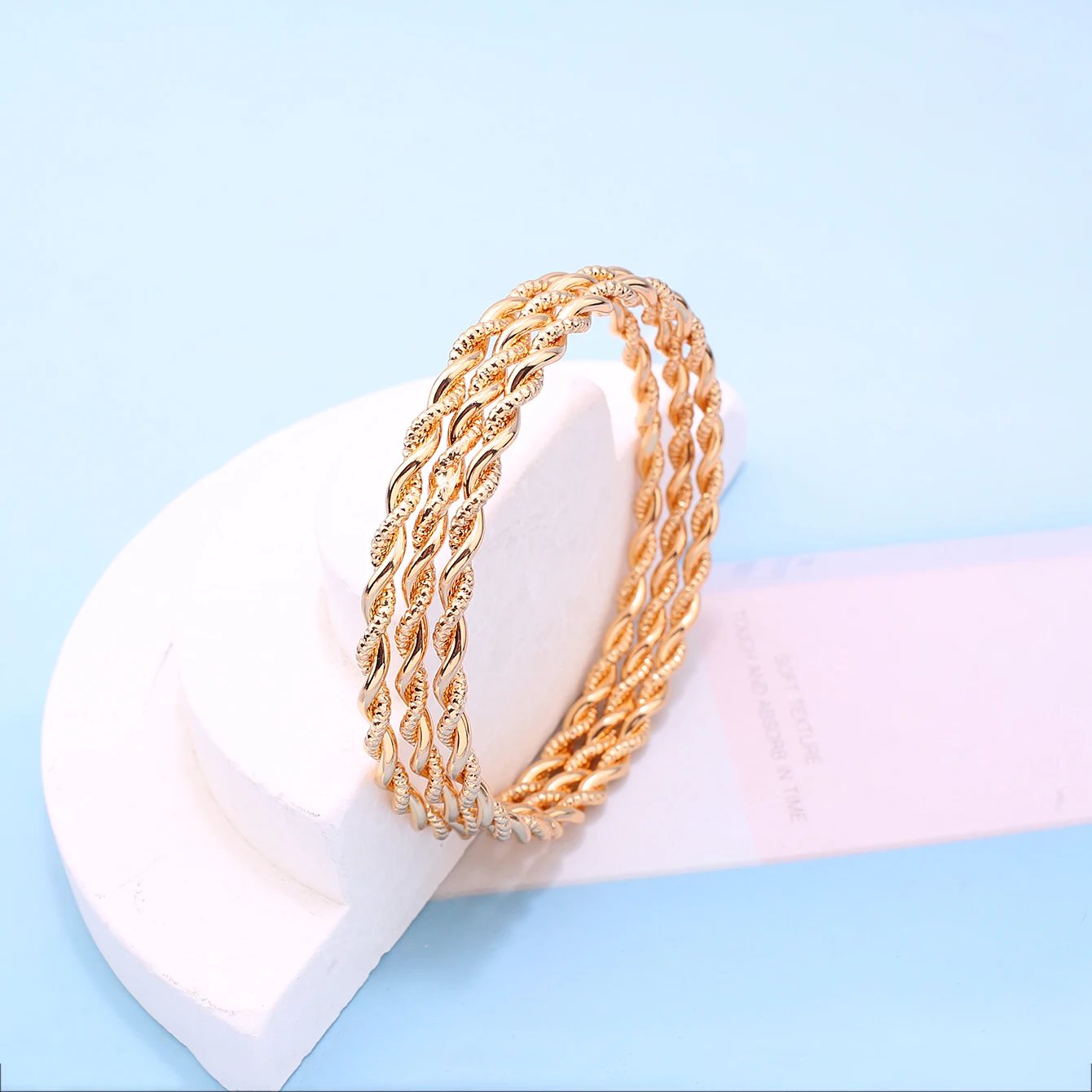 Многослойный Женский Браслет-манжета Dicai арабские свадебные украшения роскошный