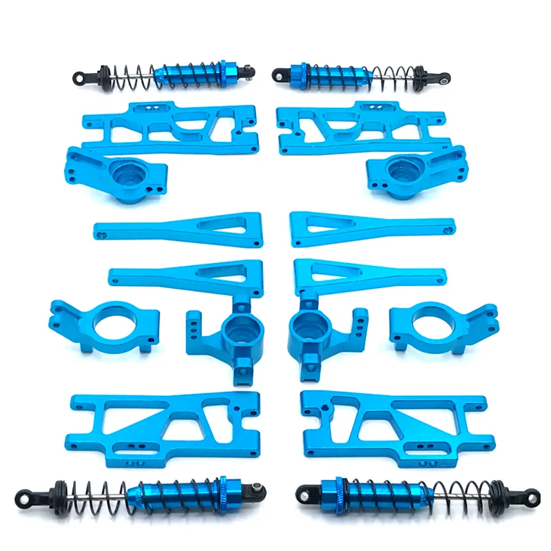

Metal Upgrade Steering Cup Swing Arm Shock Absorber 9 Piece Set For WLtoys 12401 12409 104009 12402 12403 12404 RC Car Parts