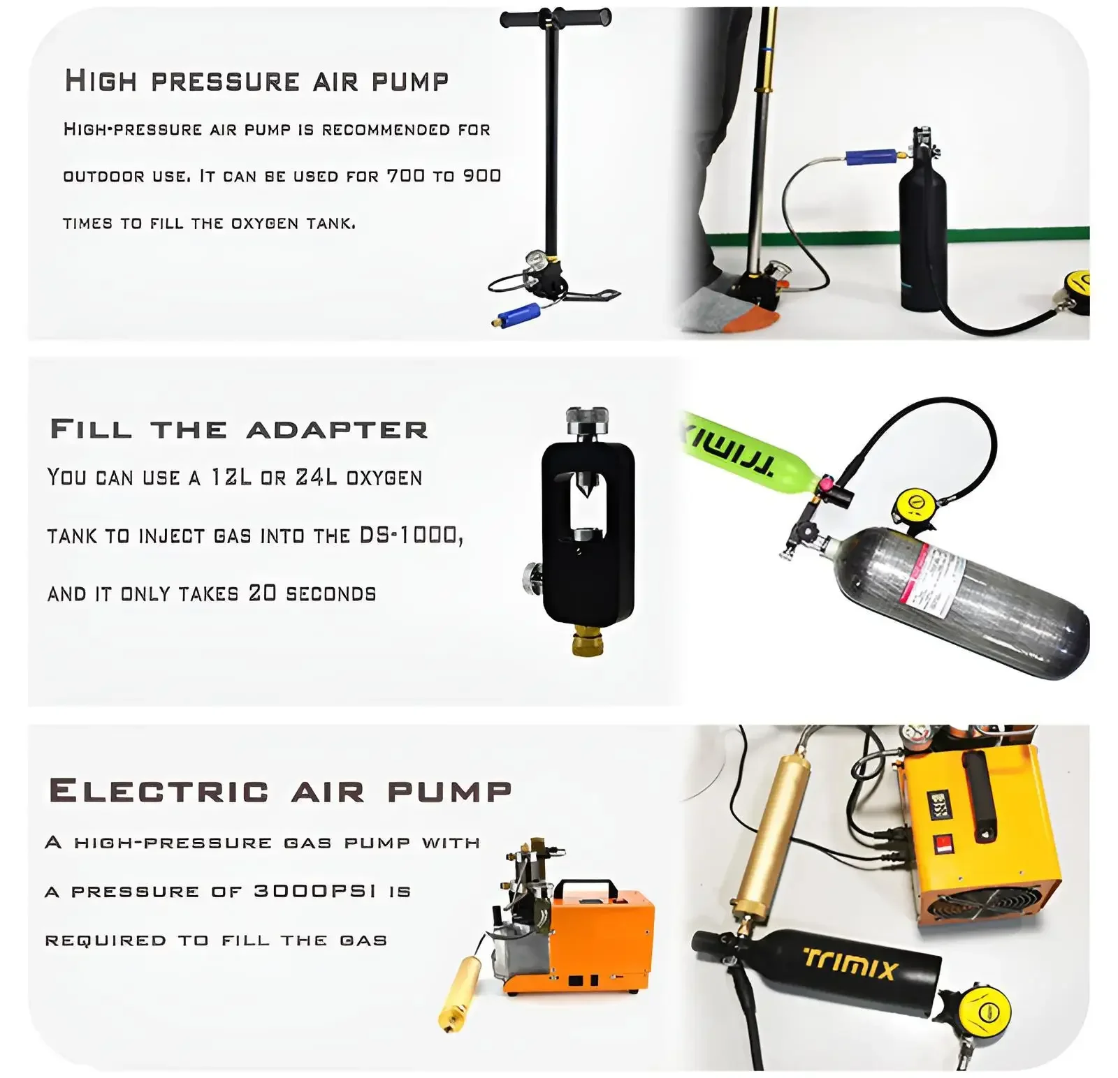 Лидер продажTrimix Lung Tank 0 5 л Бак для подводного плавания Trimix Sub-Mask Модный ручной